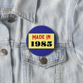 レトロスタイル40th birthday badge 1985 缶バッジ (インサイチュ)