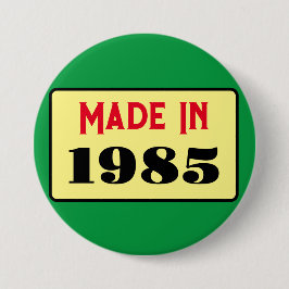レトロスタイル40th birthday badge 1985 缶バッジ