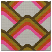 レトロスタイル60s 70sパターン生地 ファブリック (クローズアップ)