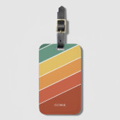 レトロスタイル80s名 ラゲッジタグ (正面縦)