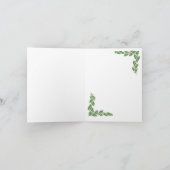 レトロスタイル「クリスマスに妻へ」カード シーズンカード (内部)