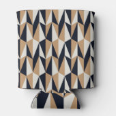 レトロスタイル:シームレスなヴィンテージパターン 缶クーラー (裏面)