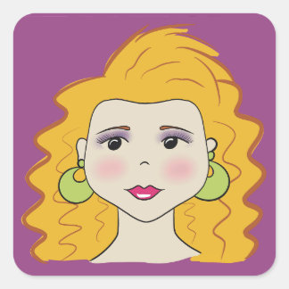 レトロスタイル スクエアシール