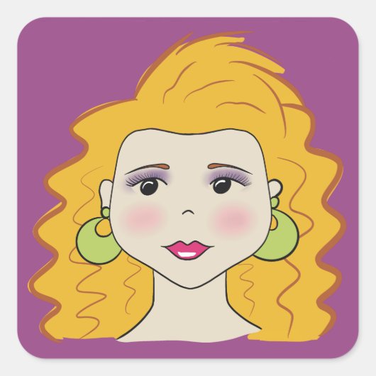 レトロスタイル スクエアシール (正面)