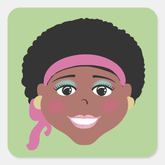 レトロスタイル スクエアシール (正面)