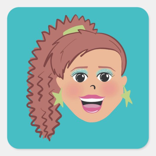 レトロスタイル スクエアシール (正面)