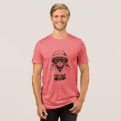 レトロスタイル トライブレンドＴシャツ (正面全面)