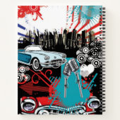 レトロスタイル ノートブック (裏面)