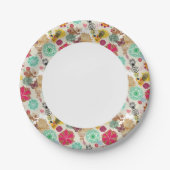 レトロスタイル ペーパープレート (正面)