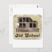 レトロスタイル ポストカード (正面/裏面)