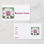 レトロスタイル「ロータス」名刺 名刺 (正面/裏面)