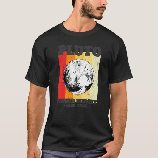 レトロスタイル 冥王星を忘れないで 宇宙科学 1930 Tシャツ (正面)