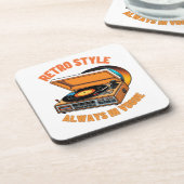 レトロスタイル、常にヴォーグ コースター (左側)