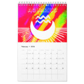 レトロスタイル – 星占カレンダー2024 カレンダー (2月 2026)