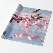 レトロスタイル。紙テクスチャ。エージテクスチャ ラッピングペーパー (アンロールド)