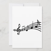 レトロスタイル 70年代 ディスコ ブライダルシャワー 招待状 (裏面)