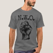 レトロスタイル- N.W.O. Raise Fist Tシャツ (正面)
