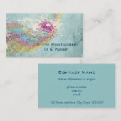 レトロスタイルDJおよびミュージシャン 名刺 (正面/裏面)