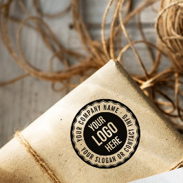 レトロスタンプ枠ビジネス名、スローガン、ロゴ ラバースタンプ