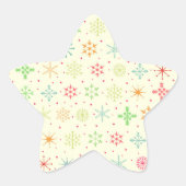 レトロスターズステッカー 星シール (正面)