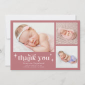 レトロスターズボーイダスティピンク誕生のお知らせ 案内状 (正面)