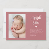 レトロスターズボーイダスティピンク誕生のお知らせ 案内状 (裏面)