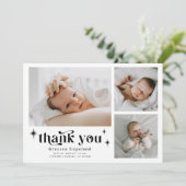 レトロスターズボーイ生誕通知カード 案内状 (スタンド正面)