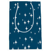 レトロスターダストスターバストスターズニューイヤー ミディアムペーパーバッグ (正面)