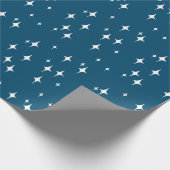 レトロスターダストスターバストスターズニューイヤー ラッピングペーパー (角)