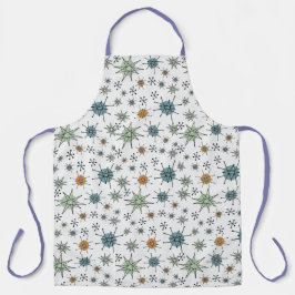 レトロスターバストオールオーバープリントエプロン エプロン