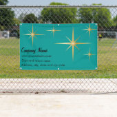 レトロスターバストビニールバナー、3' x 5' 横断幕 (インサイチュ)