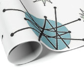 レトロスターバスト包装紙 ラッピングペーパー (ロールコーナー)