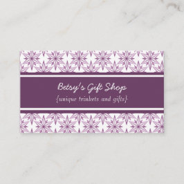 レトロスターバスト名刺、ナス 名刺