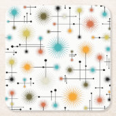 レトロスターバストAゴー！ スクエアペーパーコースター (正面)