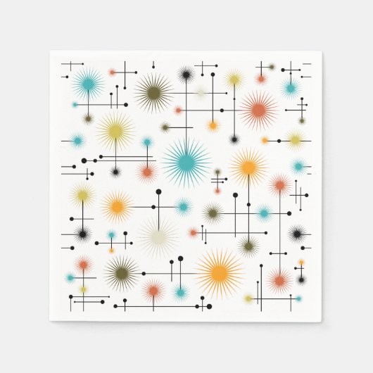 レトロスターバストAゴー！ スタンダードカクテルナプキン (正面)