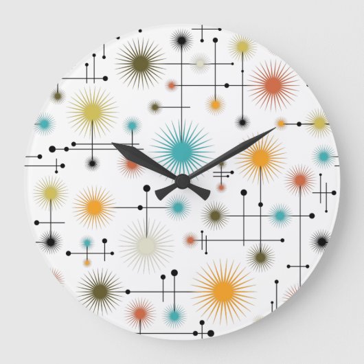 レトロスターバストAゴー！ ラージ壁時計 (正面)