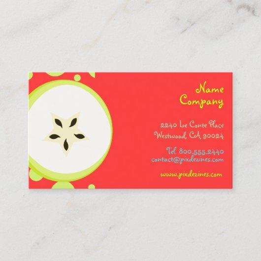 レトロスターフオーガニックルーツ 名刺 (正面)