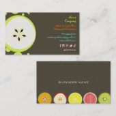 レトロスターフルーツ デザイン プロファイル カード (正面/裏面)