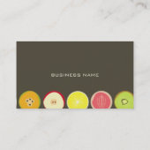 レトロスターフルーツ デザイン プロファイル カード (裏面)