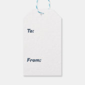 レトロスター"ハッピーファーザーズデイ"ギフトラベル ギフトタグ (裏面)