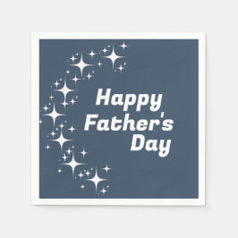 レトロスター「ハッピー・ファーザー・デイ」 スタンダードカクテルナプキン