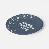 レトロスター「ハッピー・ファーザー・デイ」 ペーパープレート (アングル)