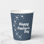 レトロスター「ハッピー・ファーザー・デイ」紙カップ 紙コップ (裏面)