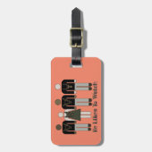 レトロスティックスフィギュア彼はHWヴィクセンを見るのが好き ラゲッジタグ (正面縦)