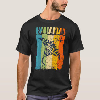 レトロスティングレイバハマカリベテーマフレンズファミリー Tシャツ