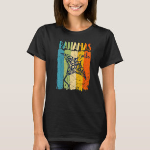 レトロスティングレイバハマカリベテーマフレンズファミリー Tシャツ