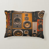レトロステレオスピーカ アクセントクッション (裏面)