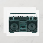 レトロステレオ招待 招待状 (正面/裏面)