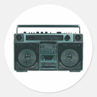 レトロステレオ ラウンドシール