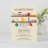 レトロストックザキッチンブライダルシャワー 招待状 (スタンド正面)